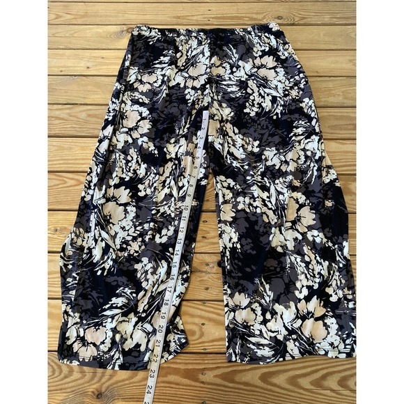 NEW Breezies Solid Top & Printed Crop Sleep Set Size Large Women’s Black - Picture 9 of 12